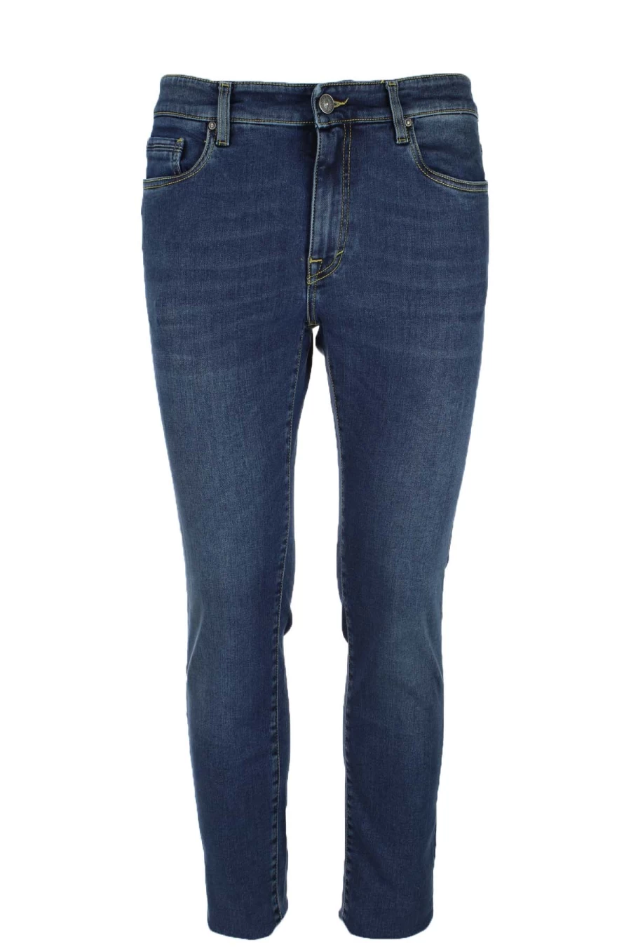 Teleriazed Men's 5 Pocket Stretch Denim Jeans - Comfortable Slim Fit Premium Denim Pants - Prestigemodauomo Collection
