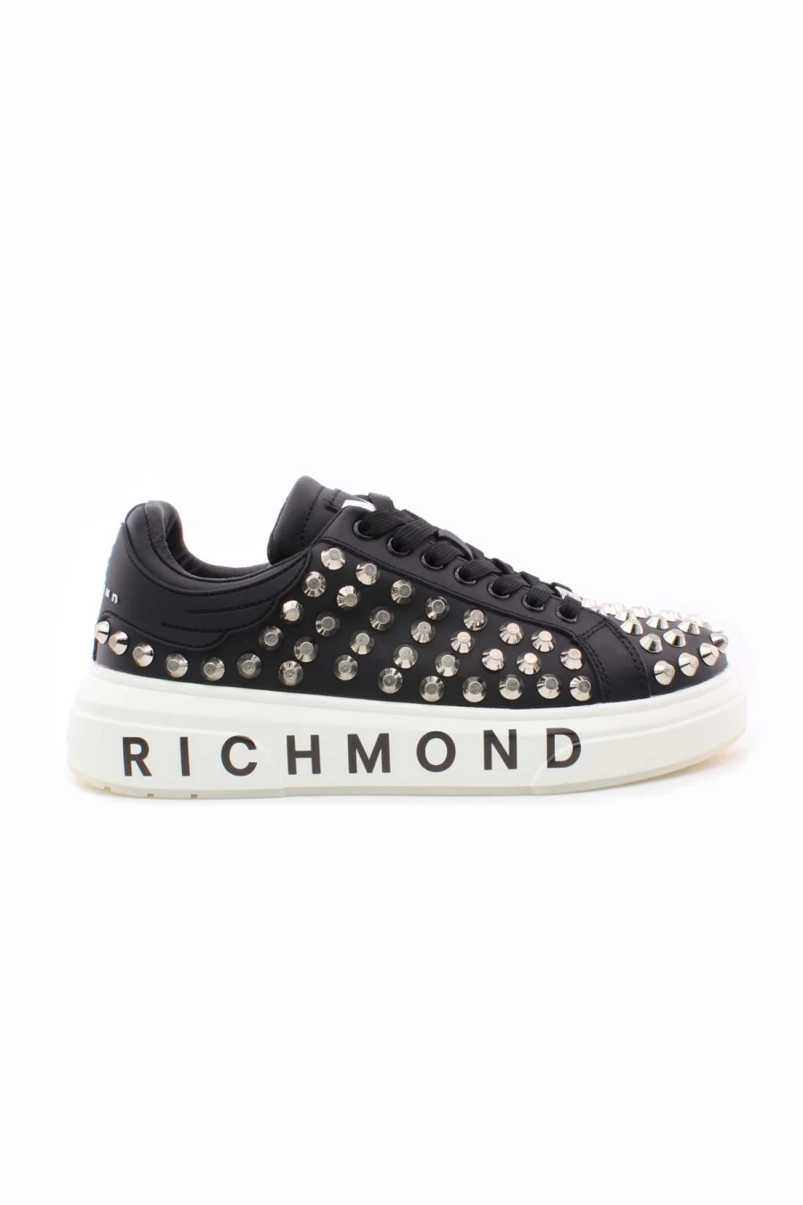 JOHN RICHMOND Signature Sole Sneakers with Studs - Luxury Men's Fashion Shoes