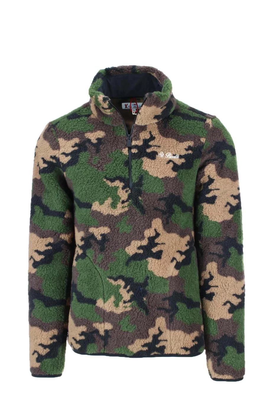 "Saint Barth MC2 Camouflage Bear Polo Shirt for Men – Premium Fashion"