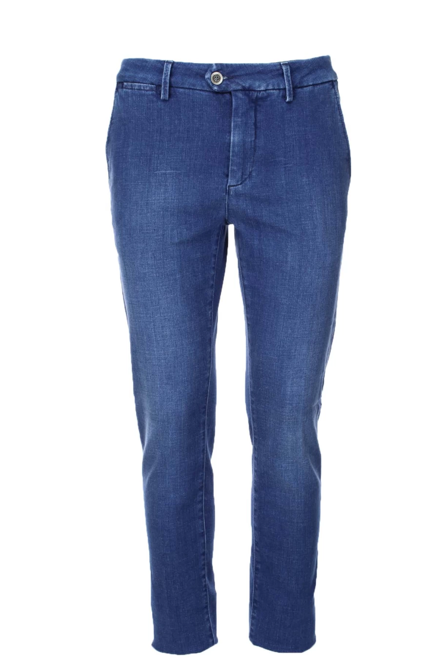 Teleriazed Men's Denim Chino Trousers - Premium Stretch Comfort Fit - Prestigemodauomo Collection