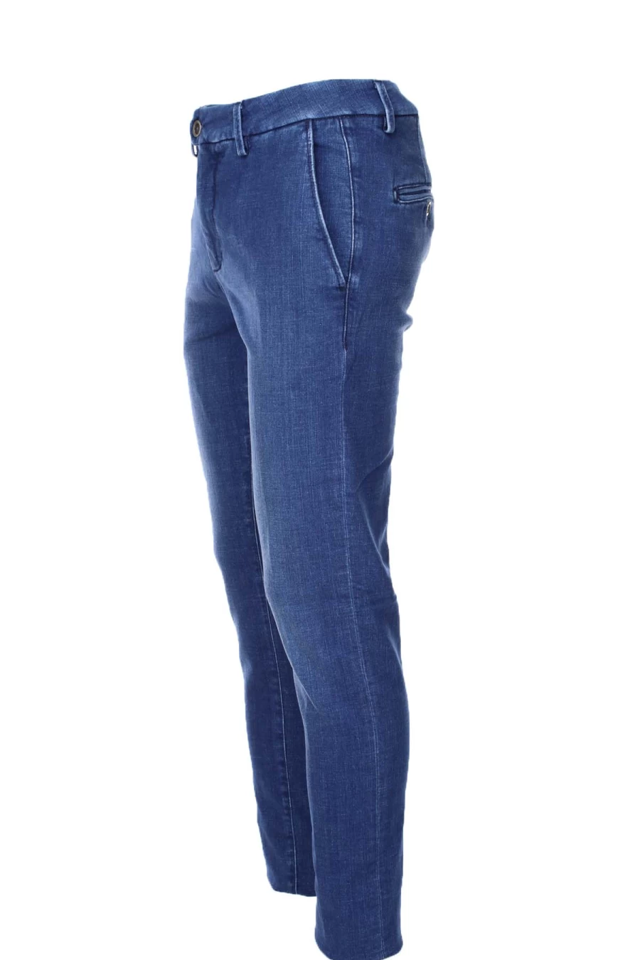 Teleriazed Men's Denim Chino Trousers - Premium Stretch Comfort Fit - Prestigemodauomo Collection