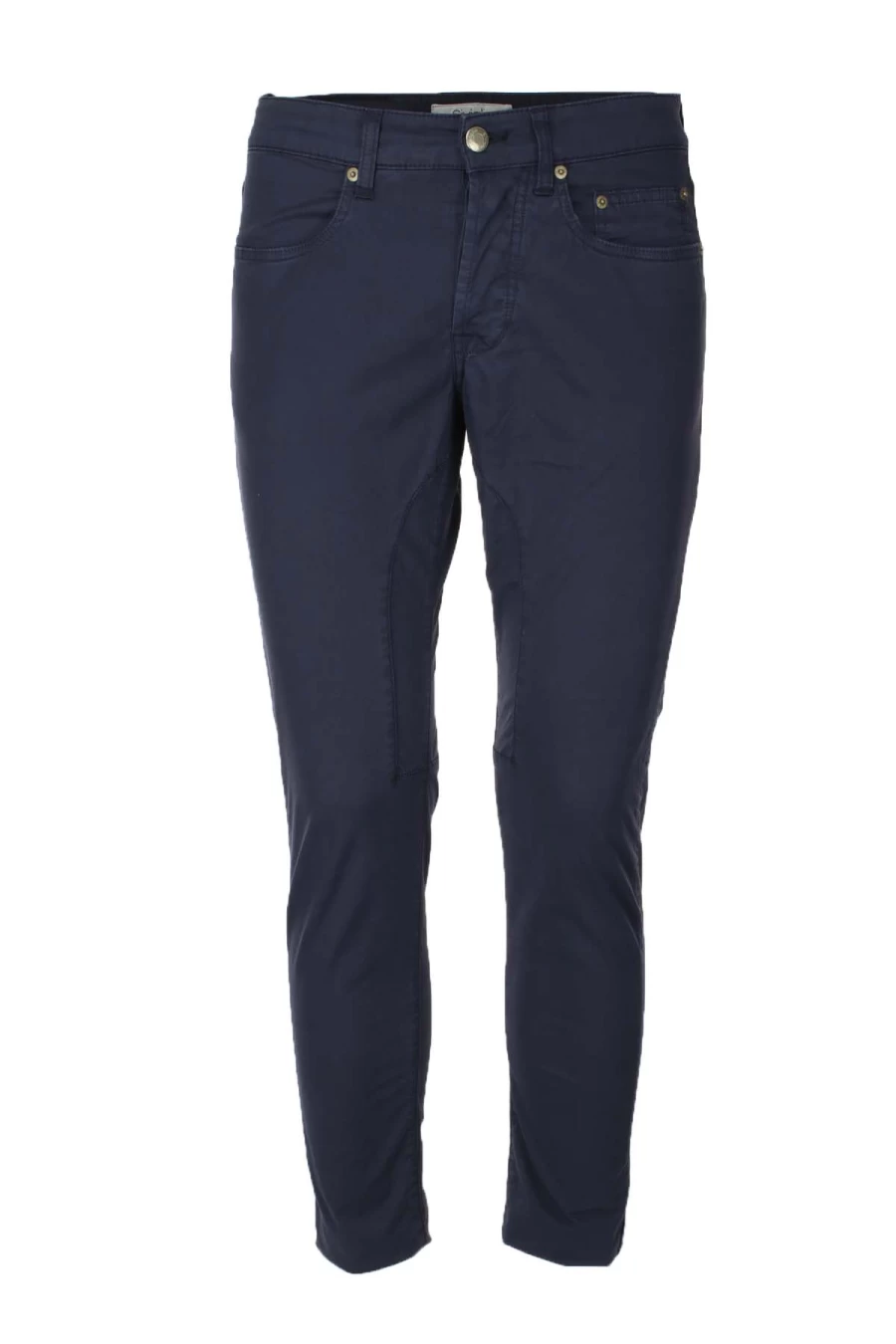 Seville Men's Cotton Satin 5-Pocket Dress Trousers - Siviglia Collection - Prestigemodauomo