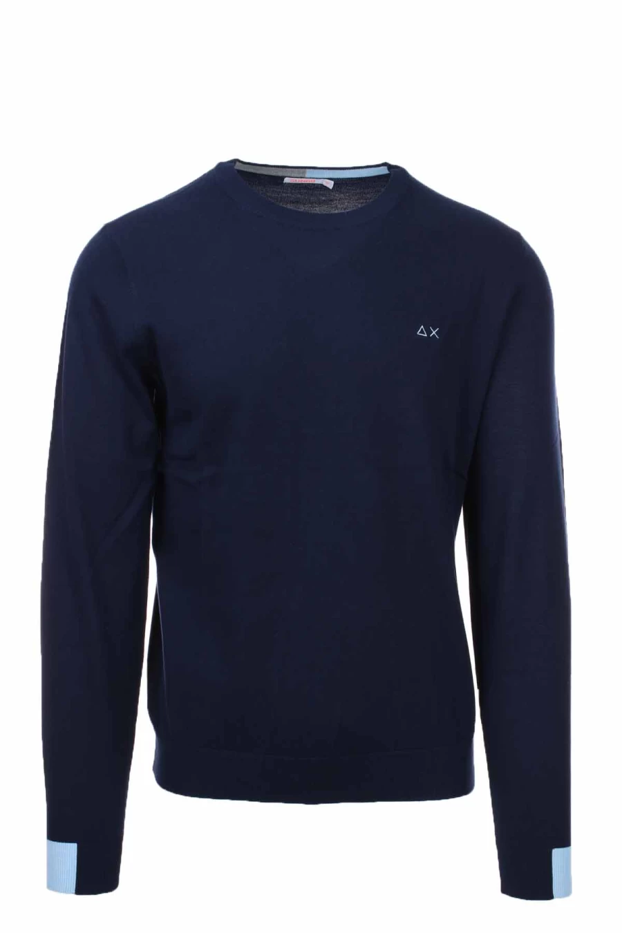 "Sun68 Men's Cotton Crew Neck Sweater - Soft Casual Pullover - Premium Knitwear"