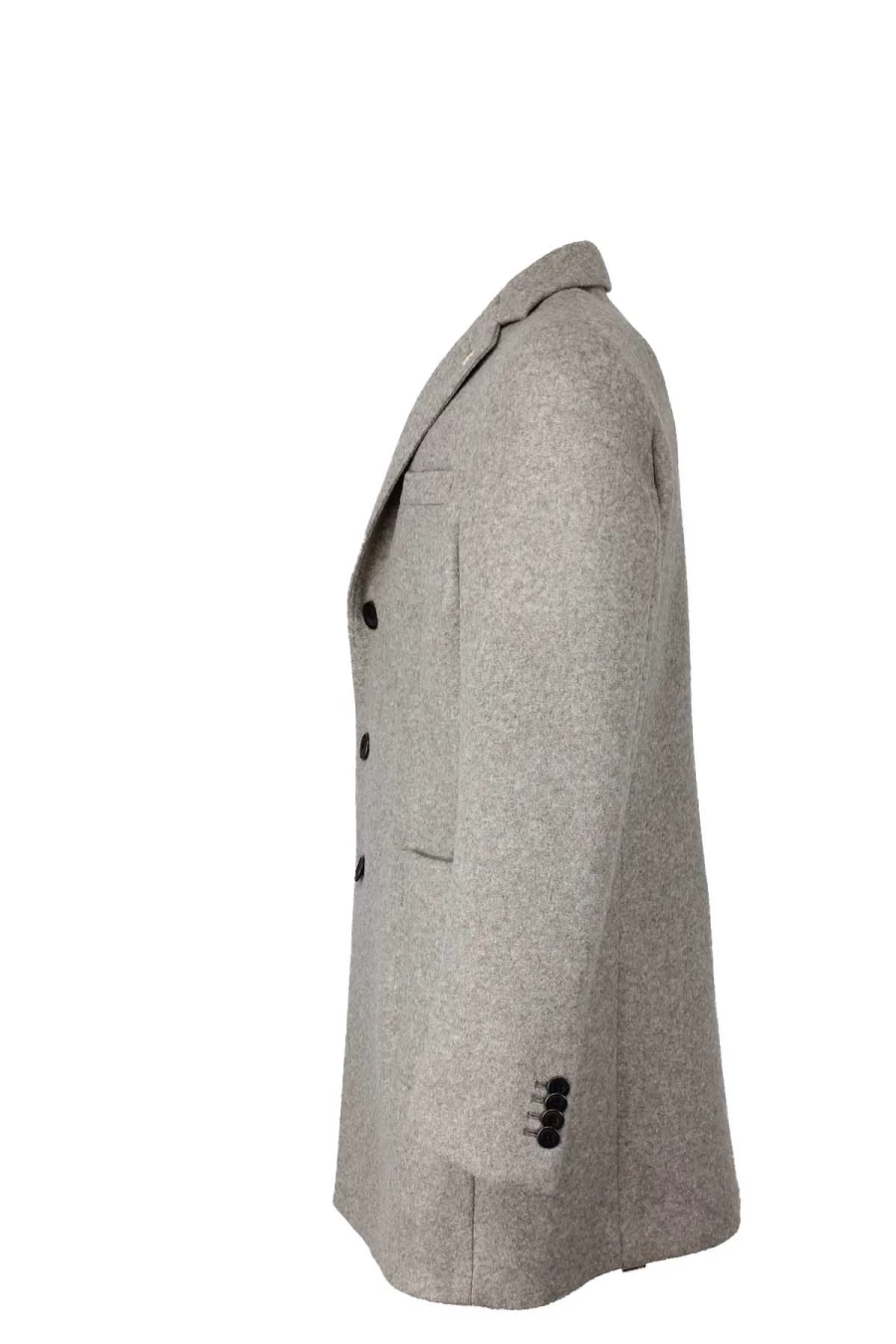 "Manuel Ritz 3/4 Stretch Wool Coat - Premium Wool Effect Jacket - Prestigemodauomo Collection"