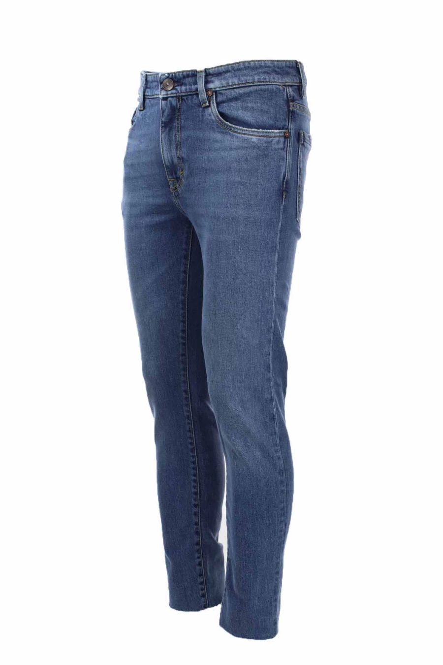Teleriazed Men's Light Wash 5 Pocket Jeans - Prestigemodauomo Collection