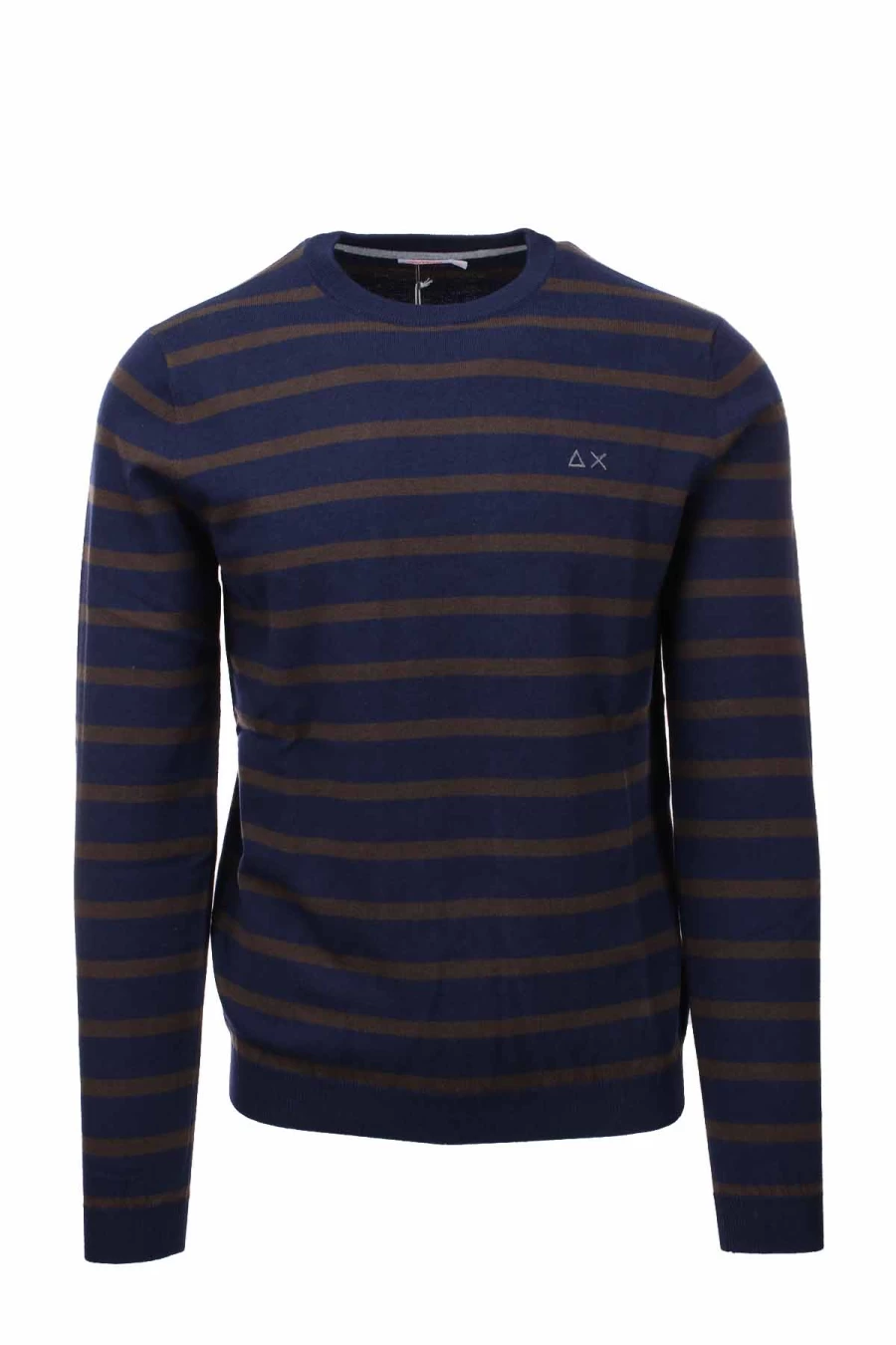 "SUN68 Men's Patterned Crew Neck Pullover Sweater - Prestigemodauomo Collection"