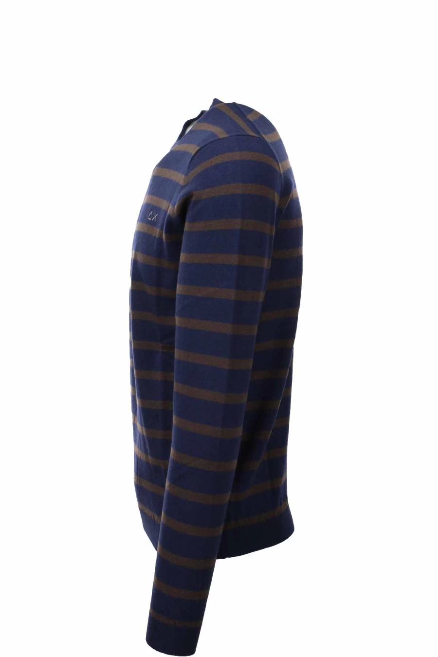 "SUN68 Men's Patterned Crew Neck Pullover Sweater - Prestigemodauomo Collection"