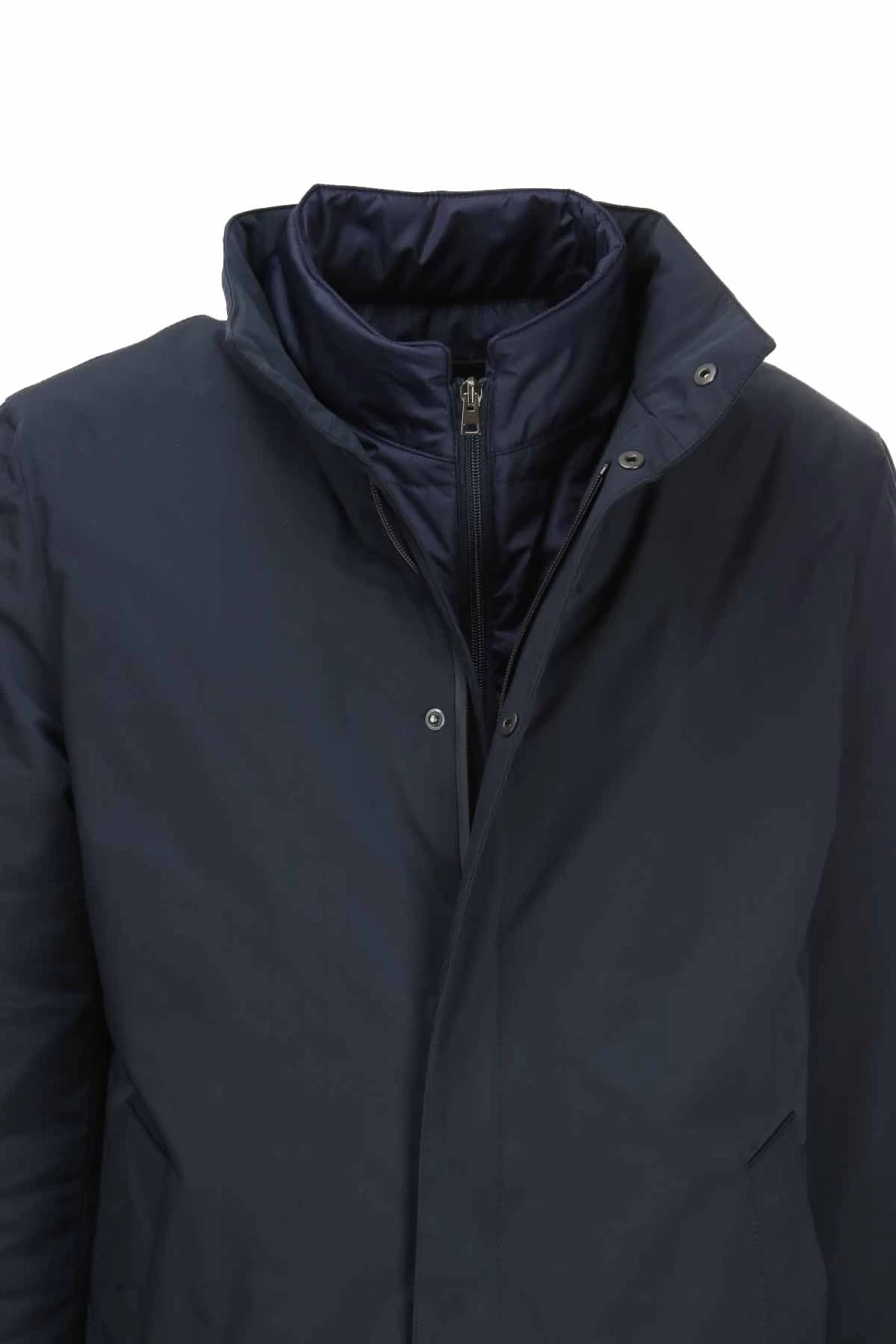 "Cappotto Caban Uomo con Pettorina - Giacca Elegante da Uomo by Natu - Prestigemodauomo"