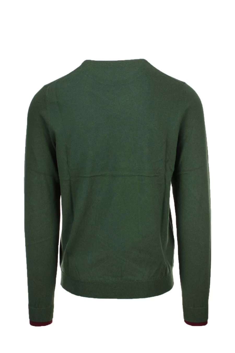 Men's Wool & Cotton Blend Crewneck Sweater - SUN68 Soft Casual Knit Pullover - Prestigemodauomo