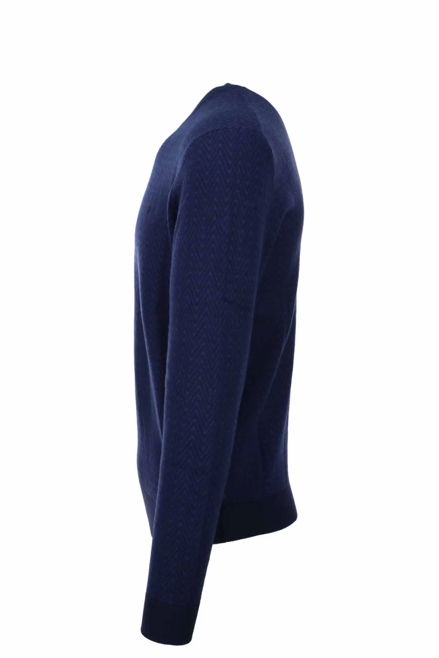 SUN68 Men's Patterned Crew Neck Pullover Sweater - Casual Knit Jumper
