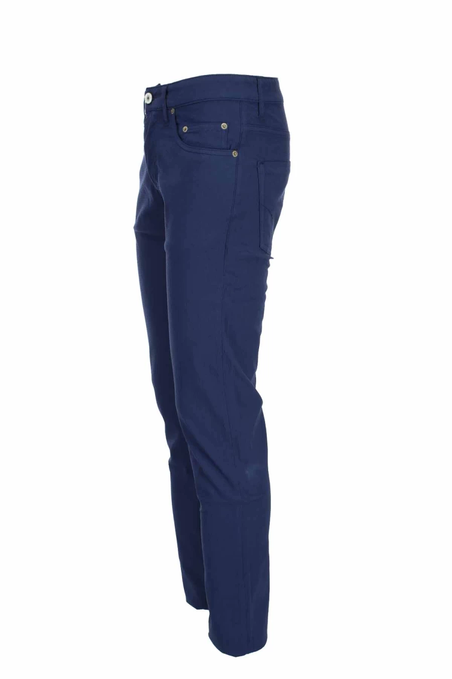 Seville Men's 5 Pocket Stretch Cotton Linen Trousers - Siviglia Prestige Collection