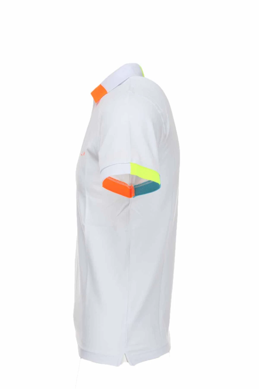 SUN68 Men's Half Sleeve Polo Shirt with Fluorescent Trim - Prestigemodauomo Collection