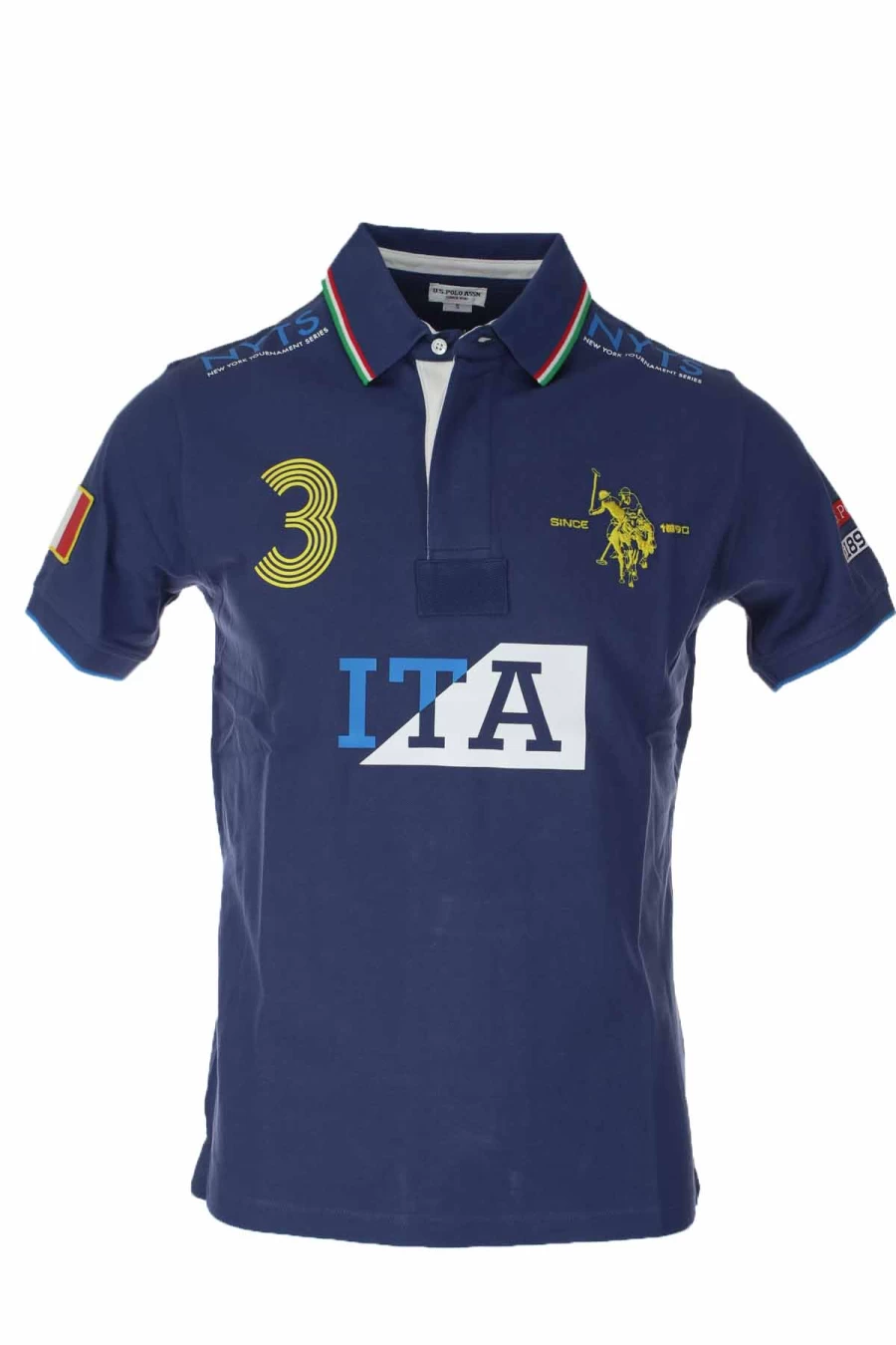 US Polo Assn Men's Half-Sleeve Pique Polo Shirt – Premium Cotton Casual Top – Prestigemodauomo Collection