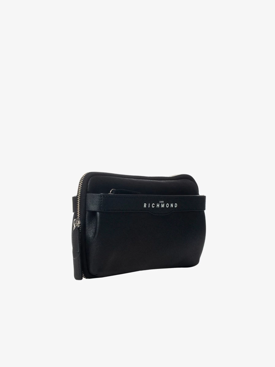 JOHN RICHMOND Leather Pochette JRW21 - Prestigemodauomo Men's Luxury Clutch