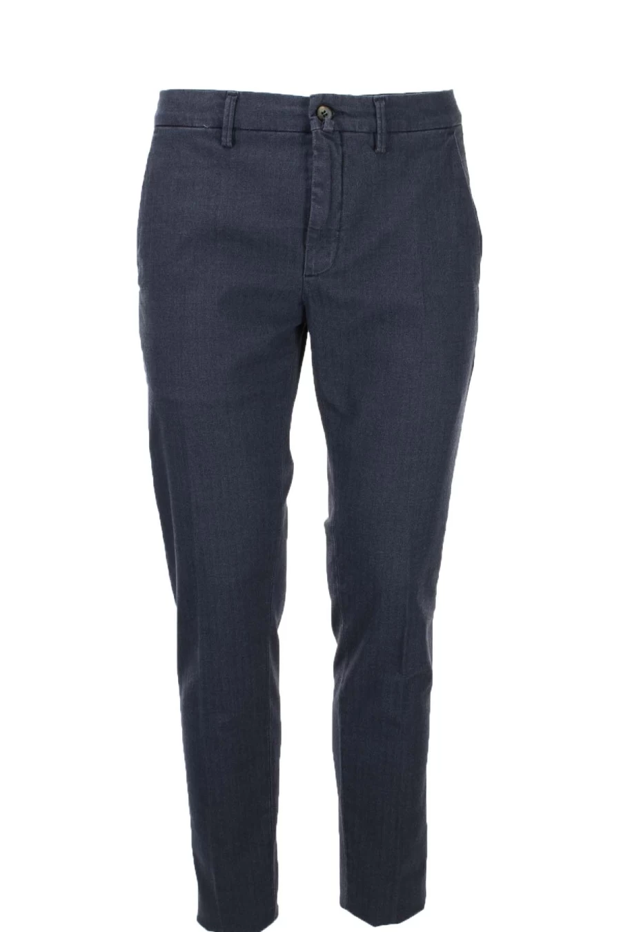 Seville Men's Cotton Blend Chino Trousers - Comfort Fit Casual Pants