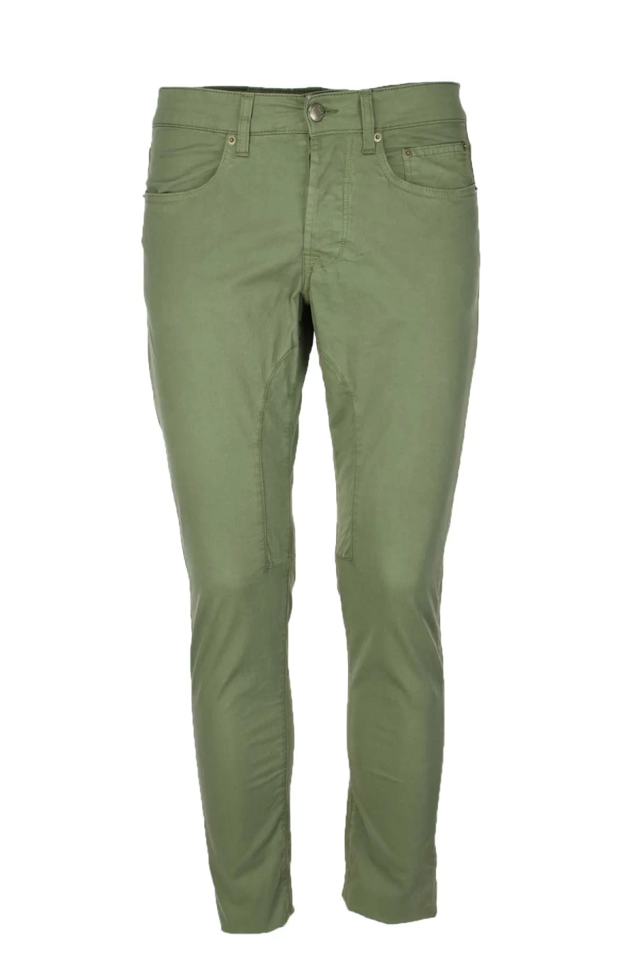 Seville Men's Cotton Satin 5-Pocket Trousers - Siviglia Collection by Prestigemodauomo
