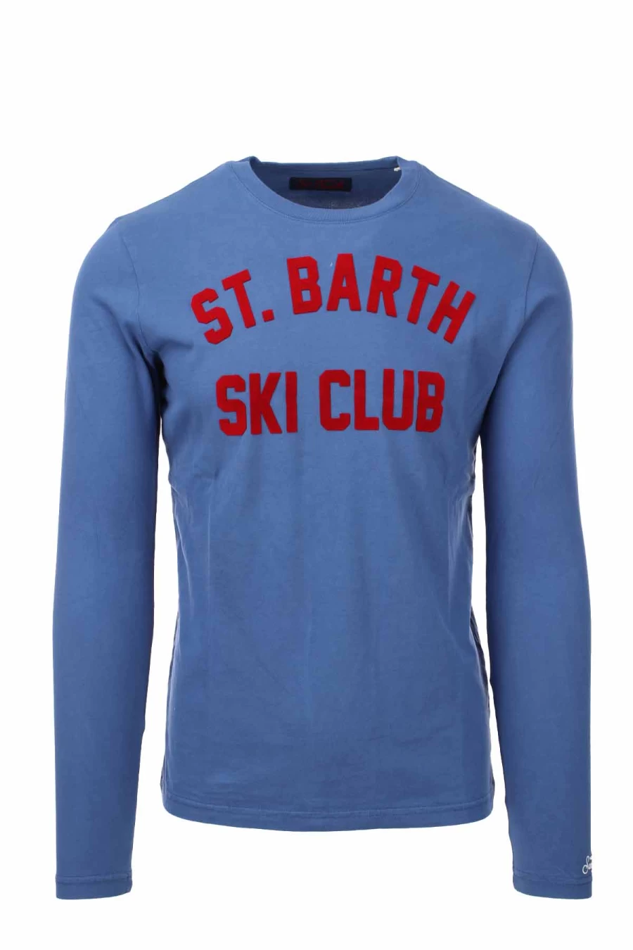 Saint Barth MC2 Men's Long Sleeve T-Shirt - St. Barth Ski Club Design - Premium Cotton