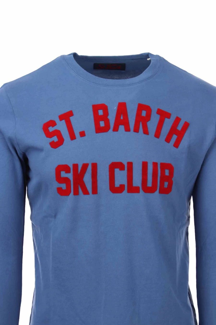 Saint Barth MC2 Men's Long Sleeve T-Shirt - St. Barth Ski Club Design - Premium Cotton