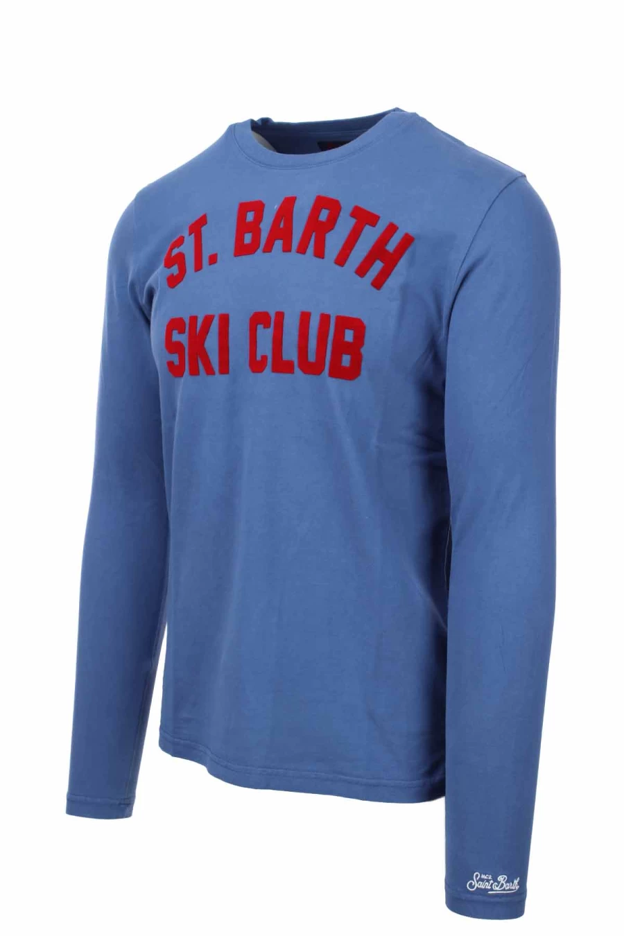Saint Barth MC2 Men's Long Sleeve T-Shirt - St. Barth Ski Club Design - Premium Cotton