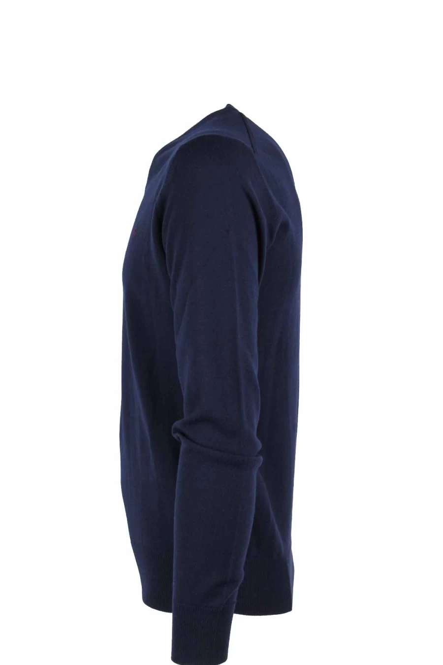 BROOKSFIELD Men's Merino Wool V-Neck Pullover Sweater - Premium Knitwear
