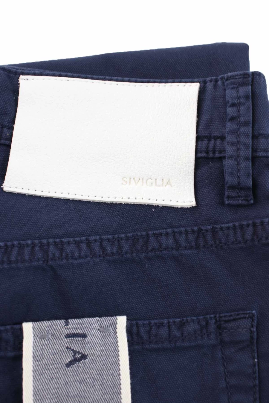 "Pantaloni Uomo in Cotone con 5 Tasche e Toppe - Seville Collection by Prestigemodauomo"