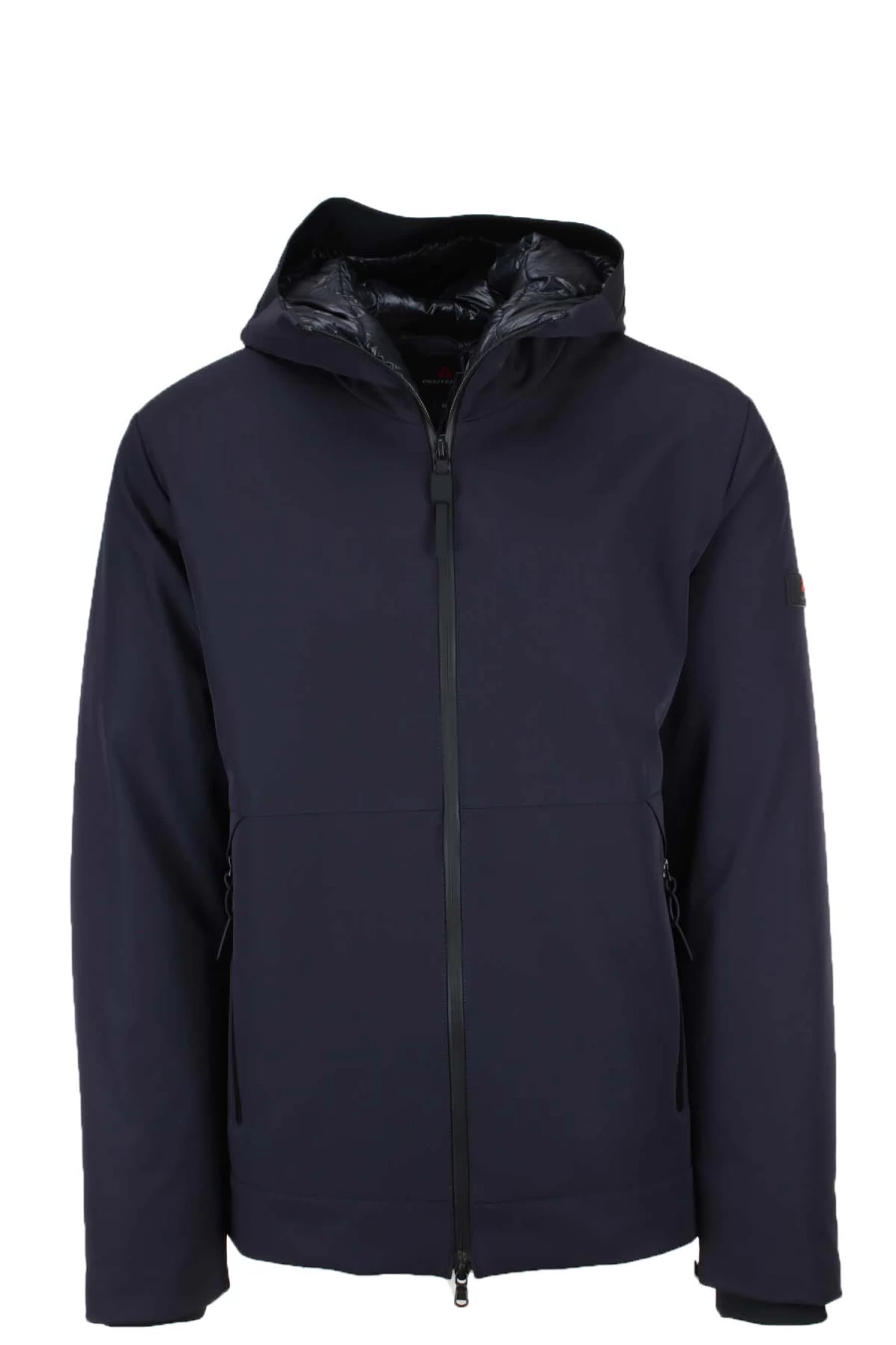 Peuterey Men's Bomber Jacket with Hood - Primaflot Logo - Premium Outerwear