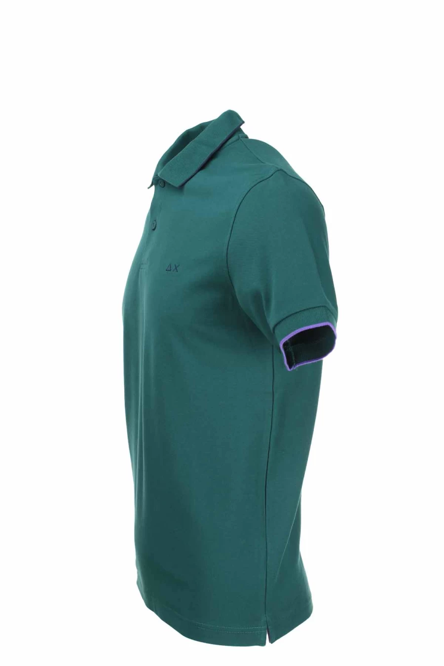 Men's Slim Fit Half Sleeve Pique Polo Shirt with Contrast Trim - SUN68 Casual Summer Top