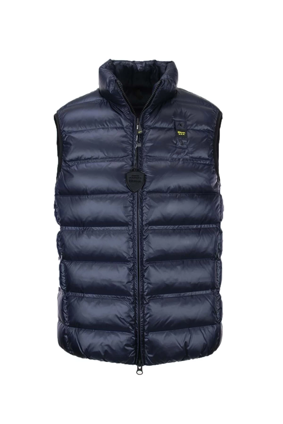 BLAUER Men's Sleeveless Down Vest - Lightweight Warm Quilted Puffer Jacket for Men