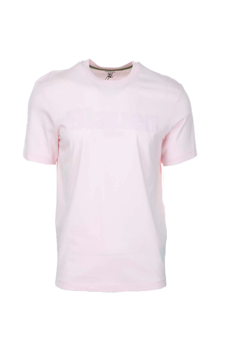 BLAUER Men's Half Sleeve Logo T-Shirt - Premium Cotton Casual Tee - Prestigemodauomo Collection