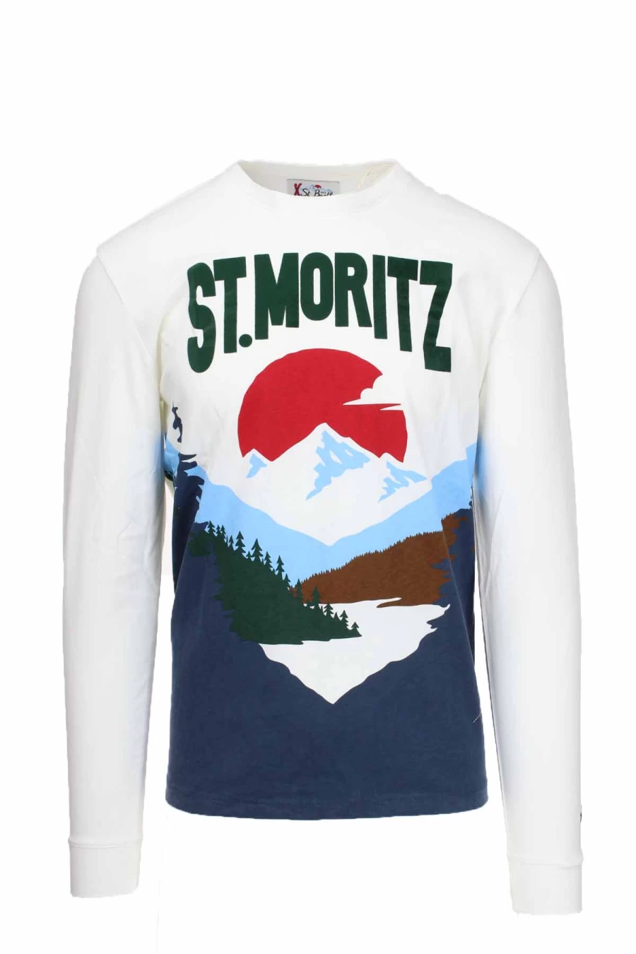 Saint Barth MC2 St. Moritz Long Sleeve Premium T-Shirt for Men