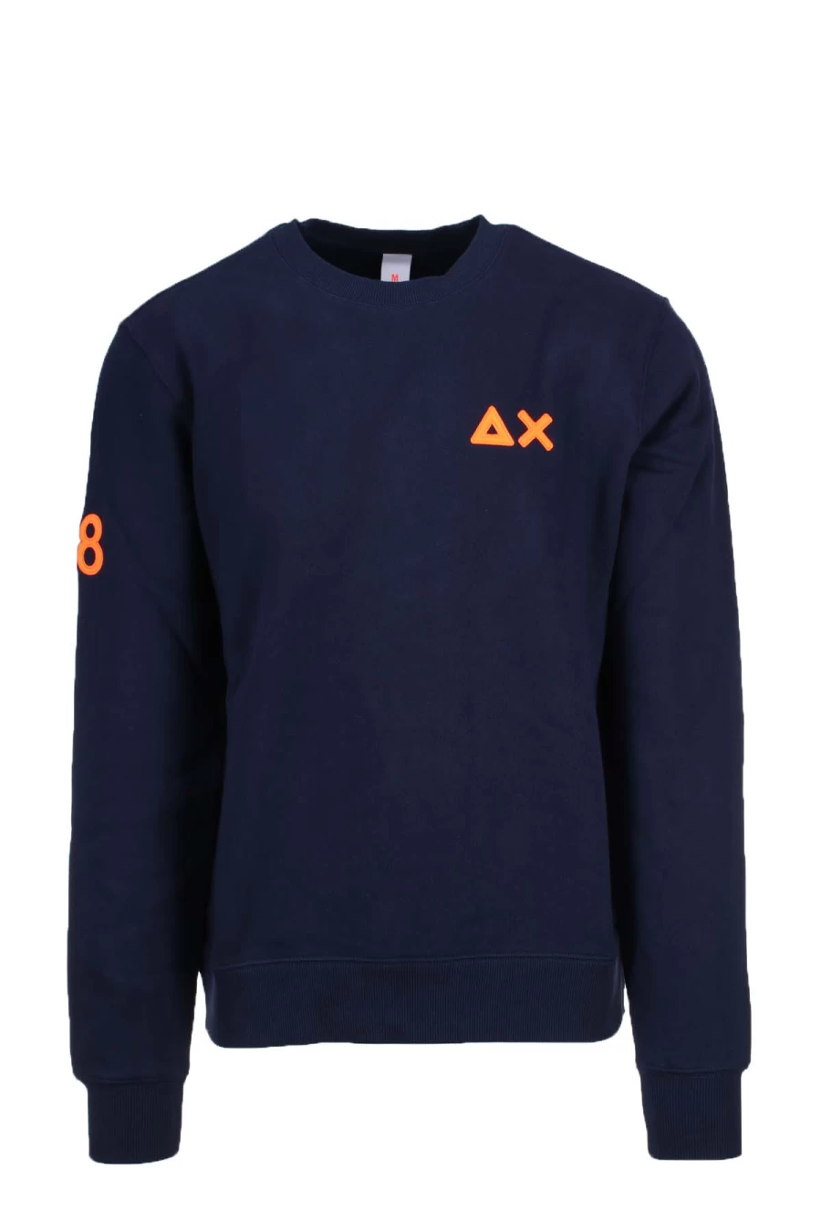 "Sun68 Men's Fluorescent Crewneck Sweatshirt | Premium Embroidered Hoodie"