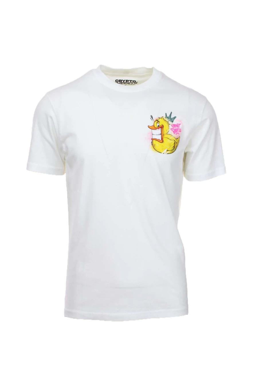 Saint Barth MC2 Crypto Duck Graphic T-Shirt for Men - Premium Cotton Tee