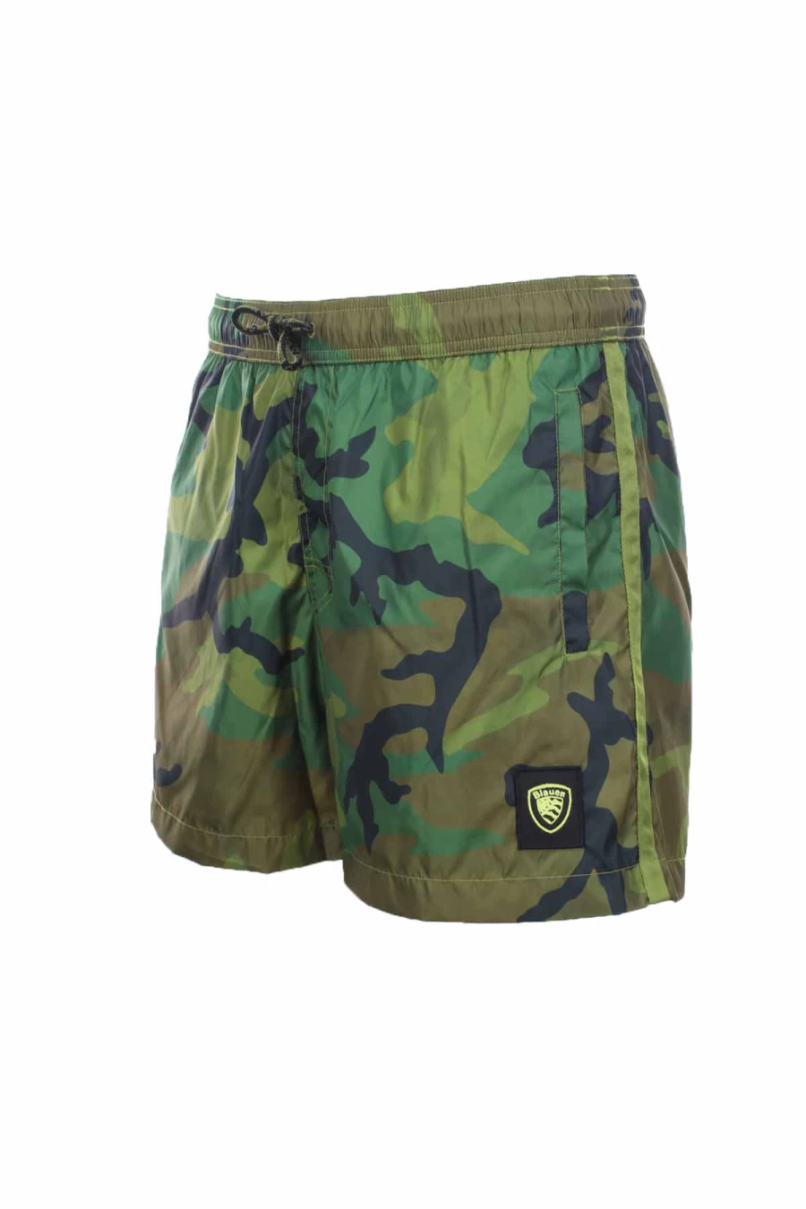 BLAUER Camouflage Swim Trunks for Men - Premium Quick-Dry Boxer Swimwear