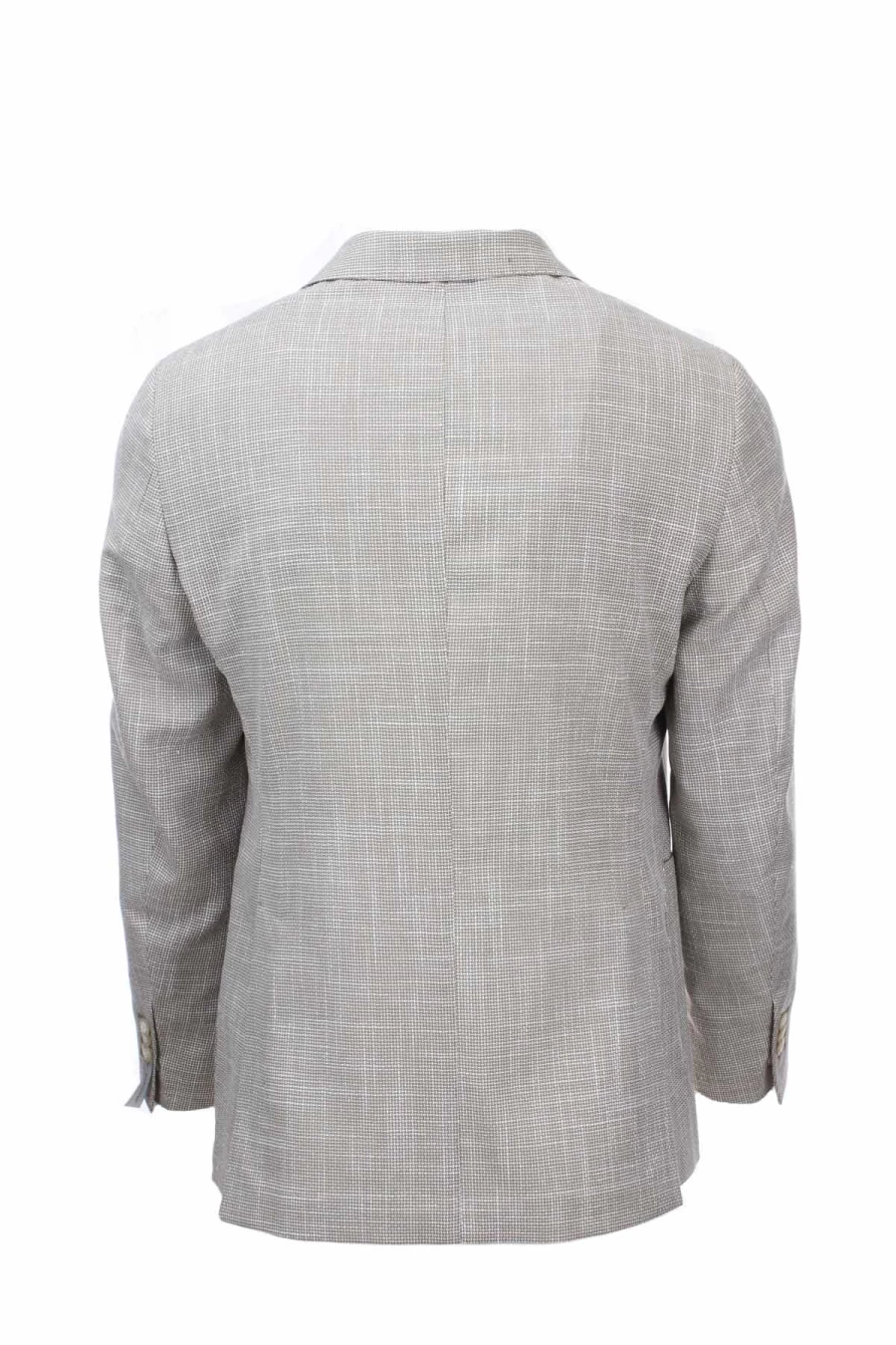 "Men's Single-Breasted Micro Pattern Jacket by Natu – Premium Prestigemodauomo Outerwear"