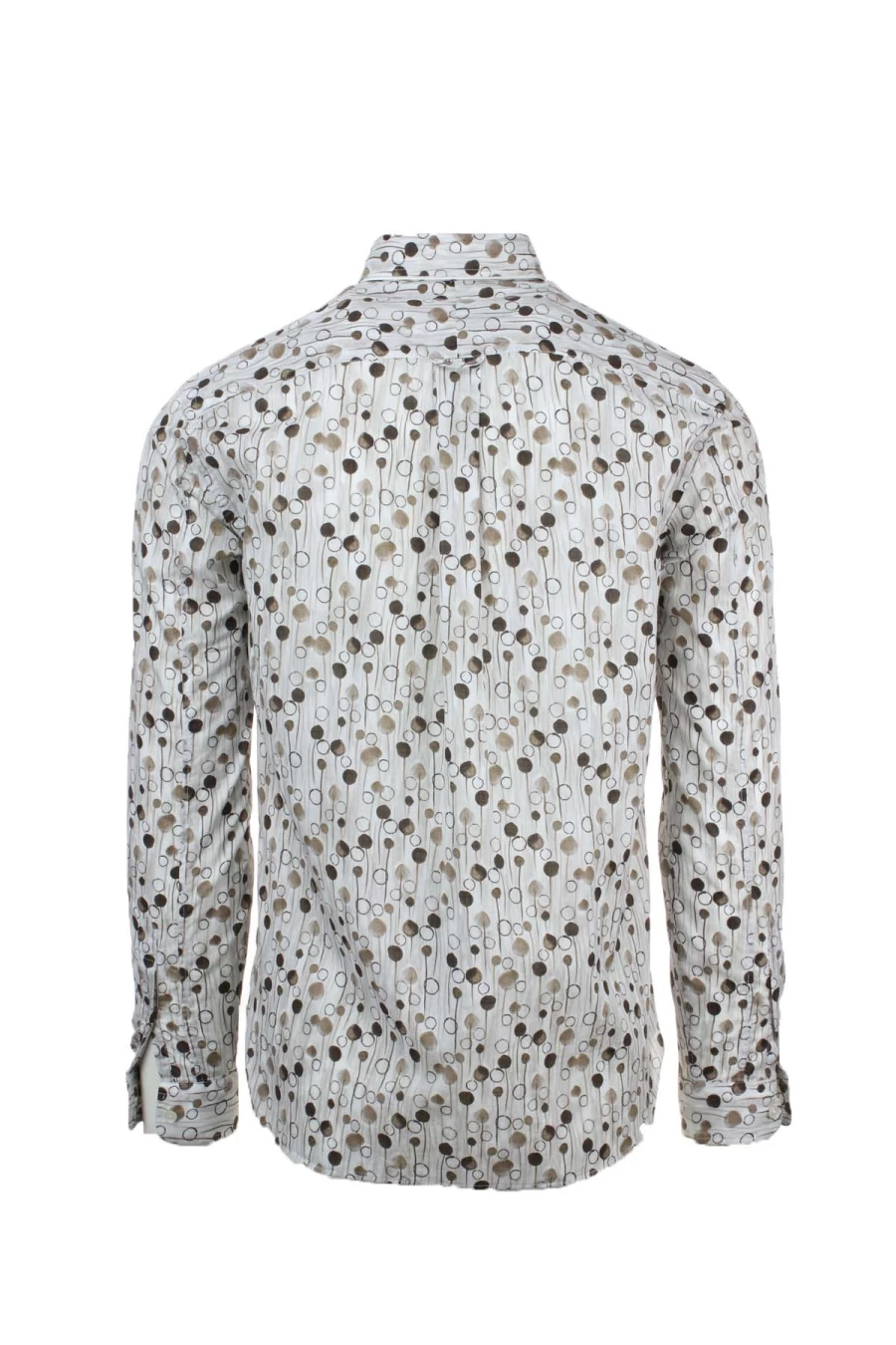 XACUS Men's Stylish Patterned Cotton Shirt - Premium Casual Button-Up Shirt for Men