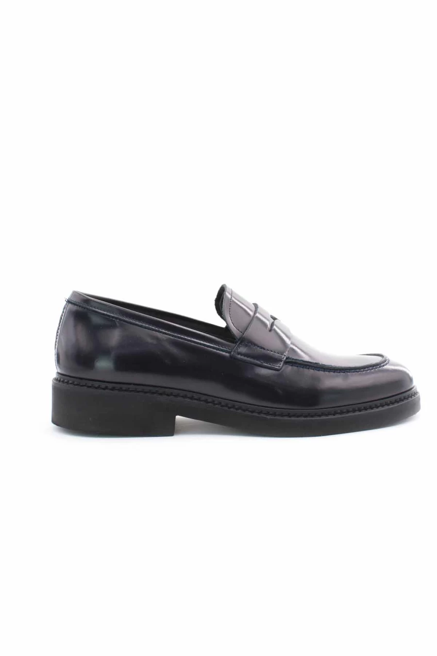Clear Sea Men's College Moccasins - Marechiaro Rubber Sole Casual Loafers - PrestigeModaUomo Comfortable Slip-On Shoes
