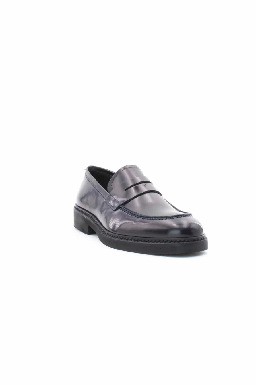 Clear Sea Men's College Moccasins - Marechiaro Rubber Sole Casual Loafers - PrestigeModaUomo Comfortable Slip-On Shoes
