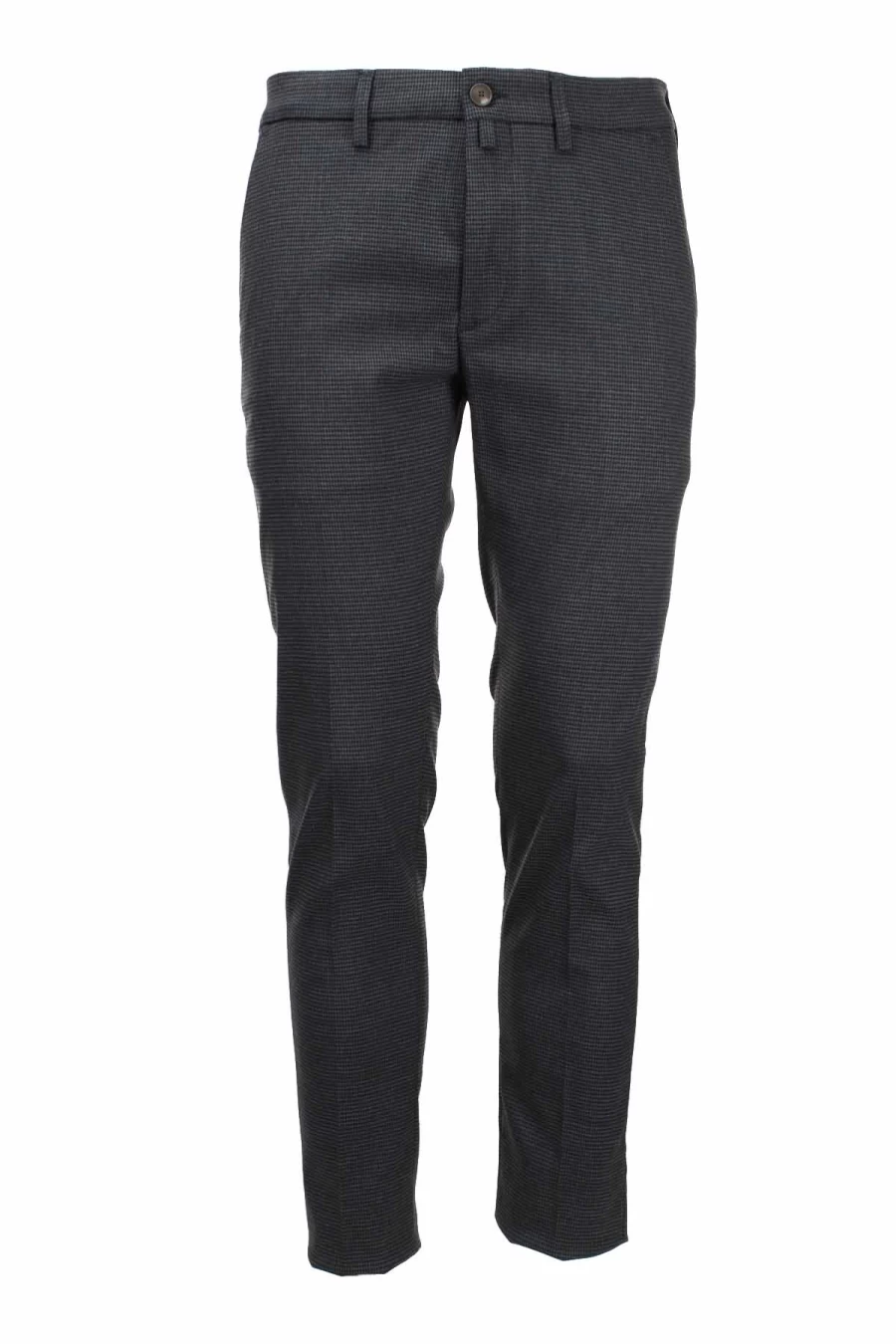 "Seville Men's Micro-Patterned Chino Trousers - Siviglia Collection - Premium Dress Pants"