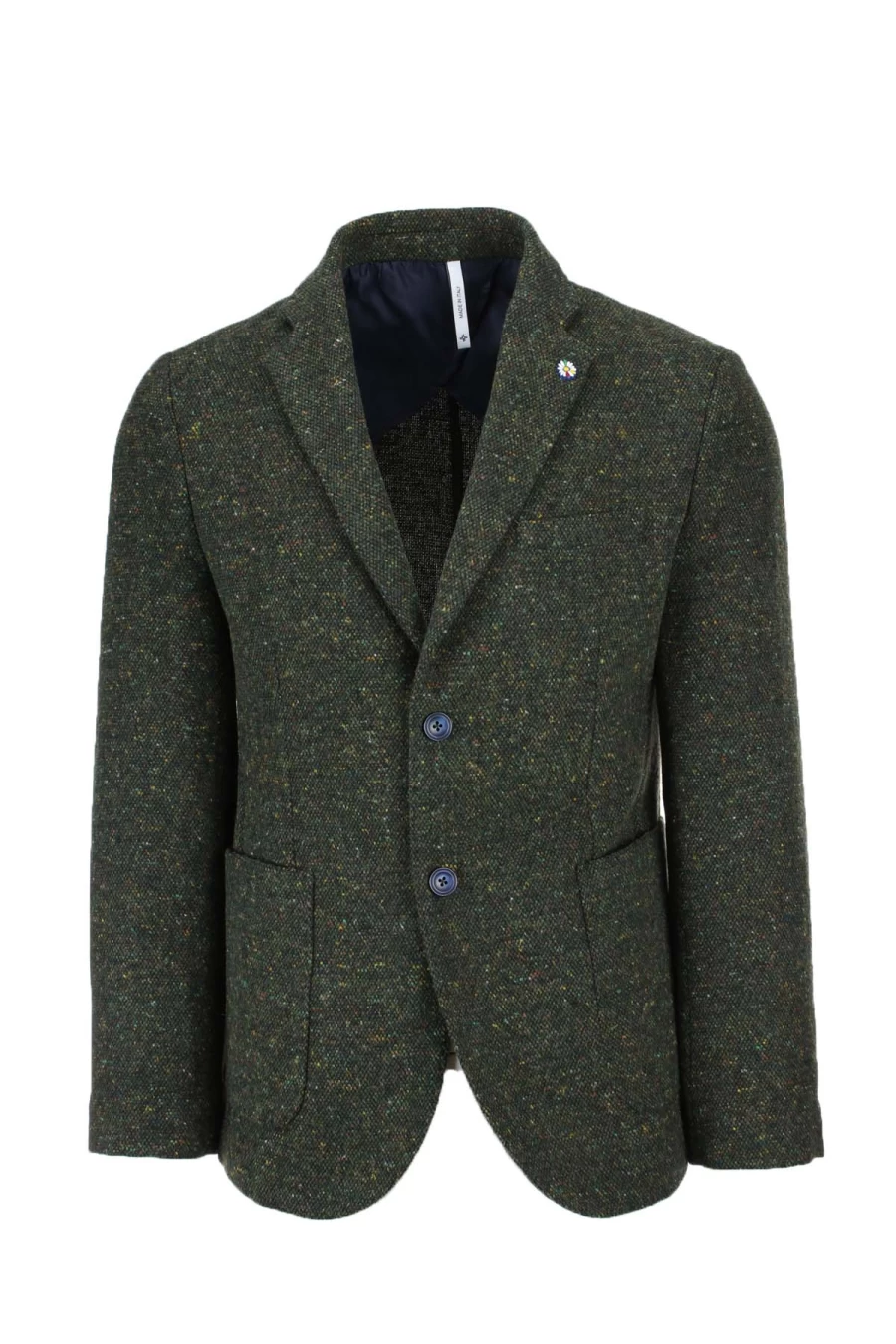 "Gilles Men's Colorful Dotted Single-Breasted Jacket - Prestigemodauomo Collection"