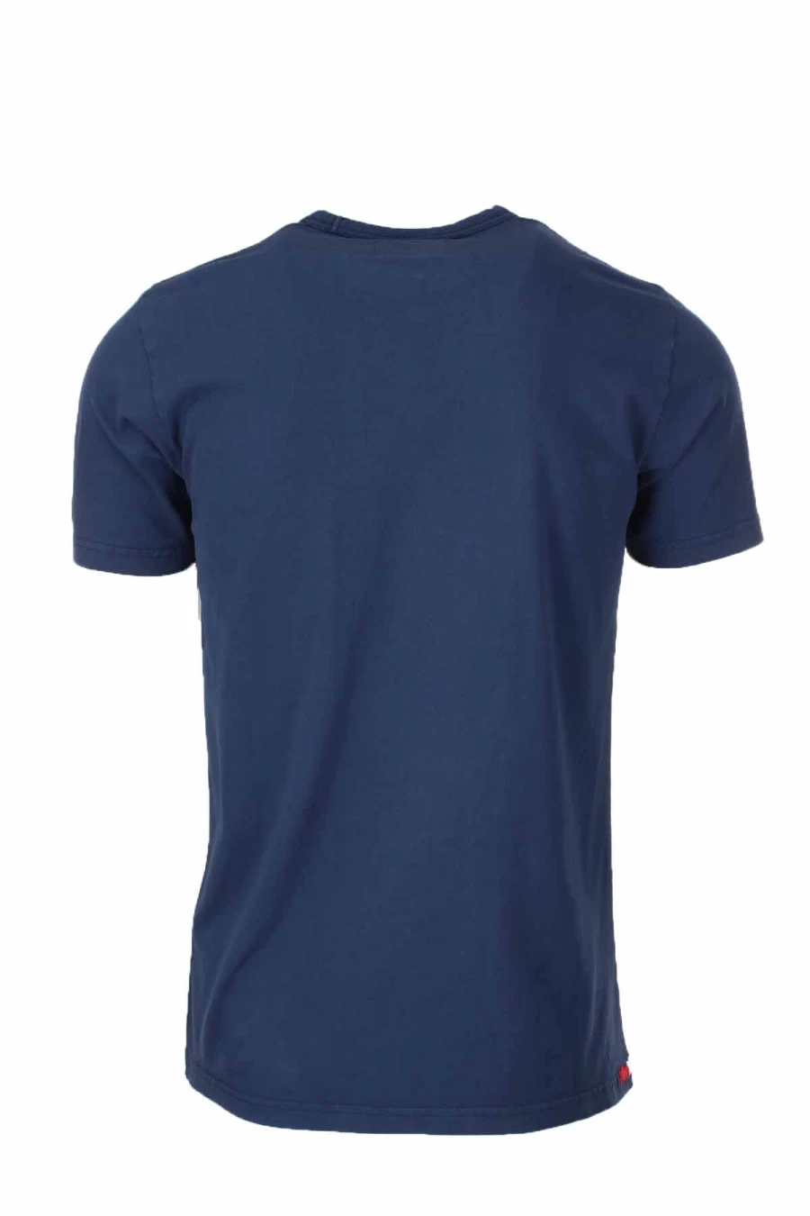 "Saint Barth MC2 Men's Half Sleeve T-Shirt with Palm Tree Embroidery - Premium Cotton Casual Tee"