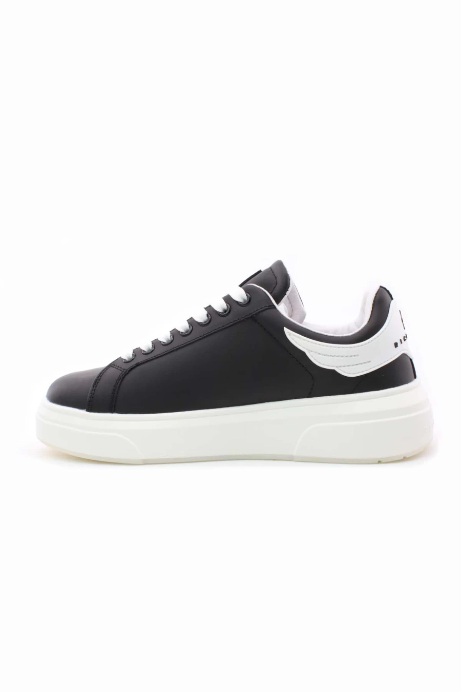 JOHN RICHMOND Luxury Smooth Leather Sneakers with Logo - Men's Premium Fashion Footwear