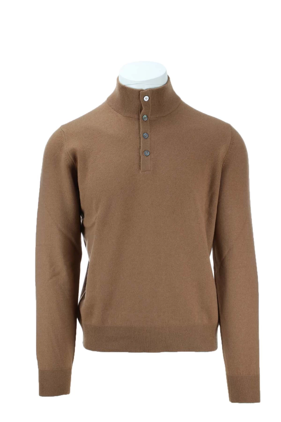 Gran Sasso Men's Wool Cashmere Button Sweater - Lupo Style - Prestigemodauomo Collection