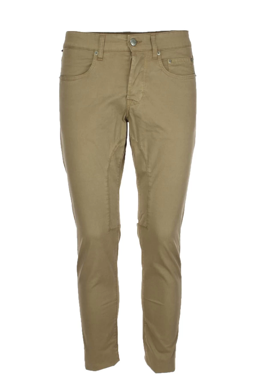 Seville Men's Cotton Satin 5-Pocket Trousers - Siviglia Collection - Prestigemodauomo