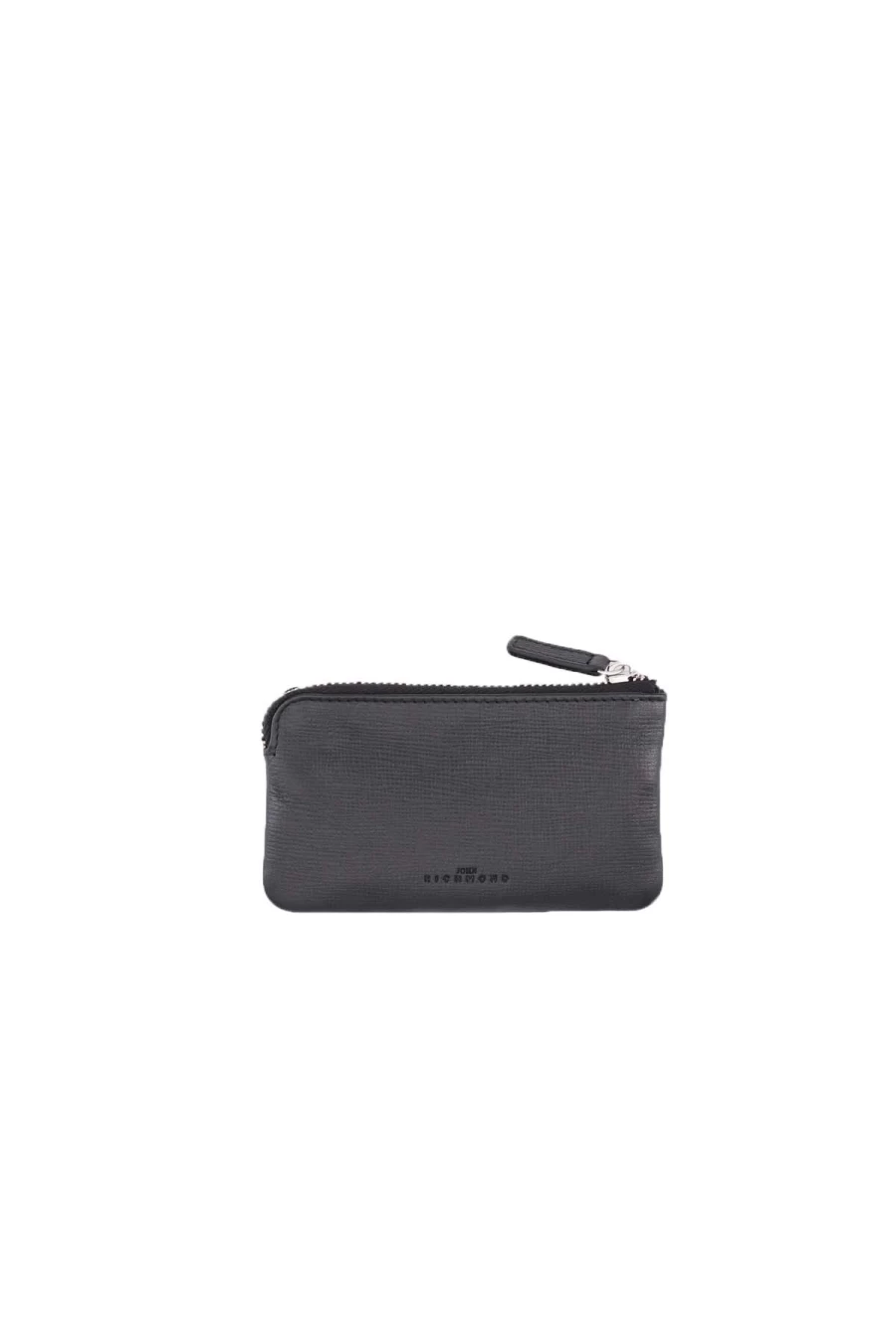 JOHN RICHMOND Leather Key Ring with Zip Closure - Premium Men's Accessory by Prestigemodauomo