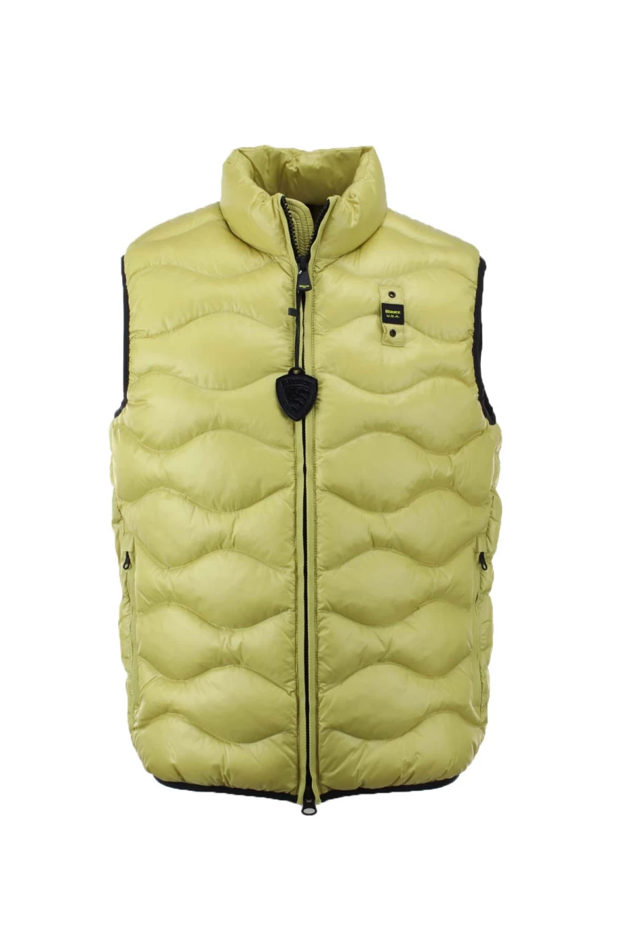 BLAUER Men's Sleeveless Wavy Stitch Design Premium Vest - Prestigemodauomo Collection