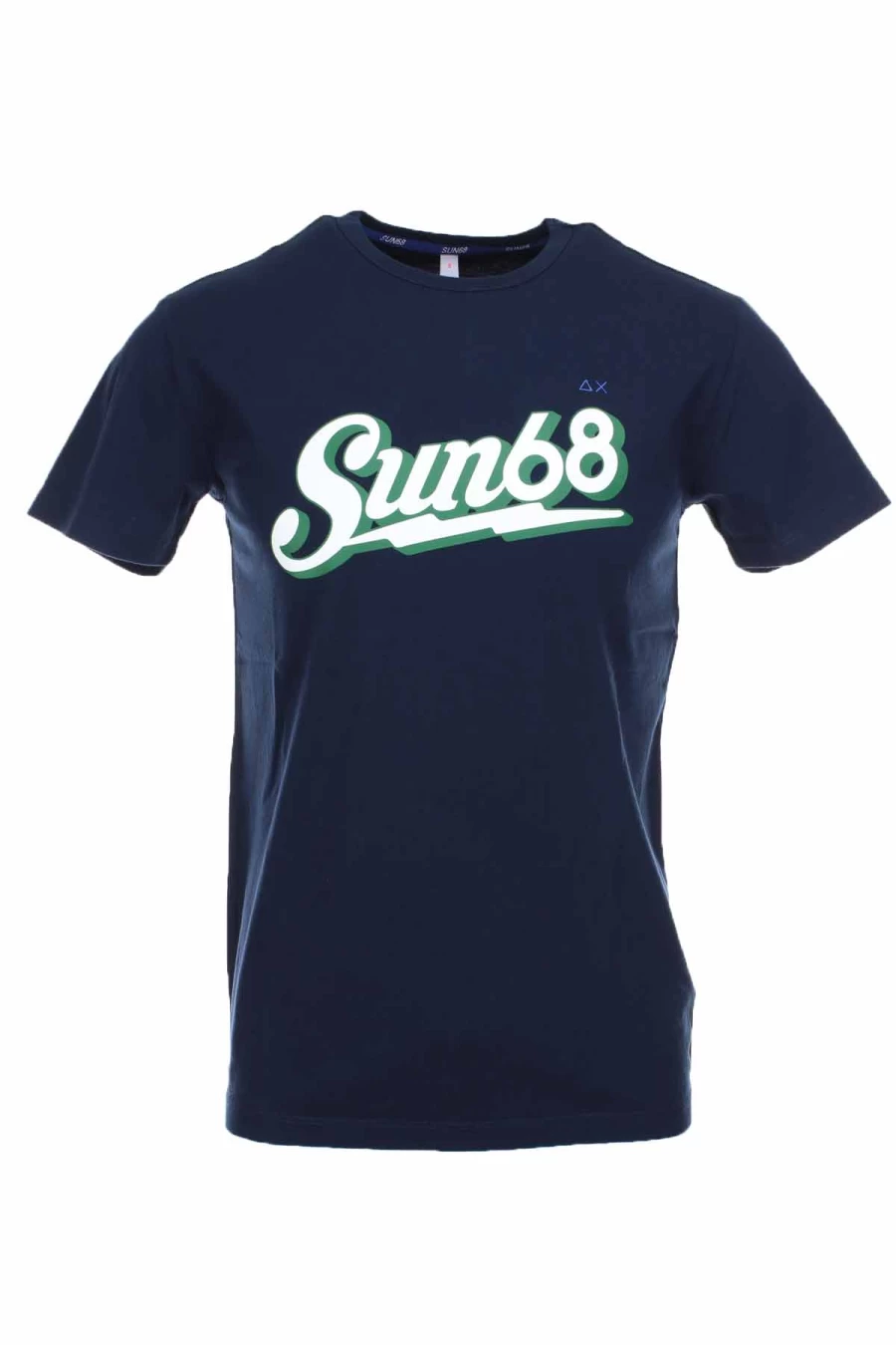 "SUN68 Men's Short Sleeve Logo T-Shirt | Premium Cotton Tee | Prestigemodauomo Collection"