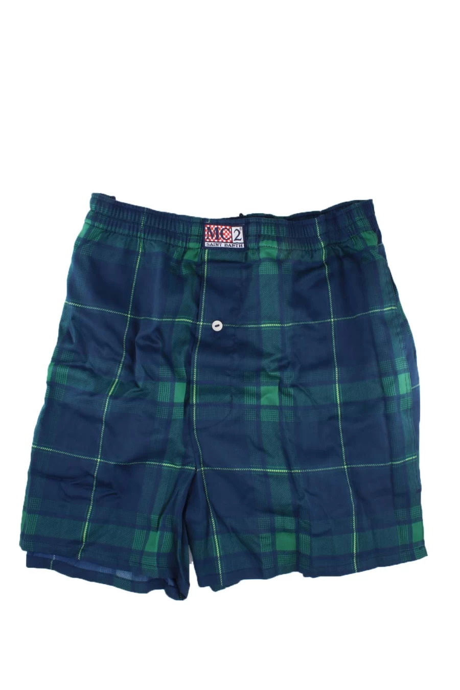 Saint Barth MC2 Men's Tartan Pattern Boxer Briefs - Premium Cotton Underwear