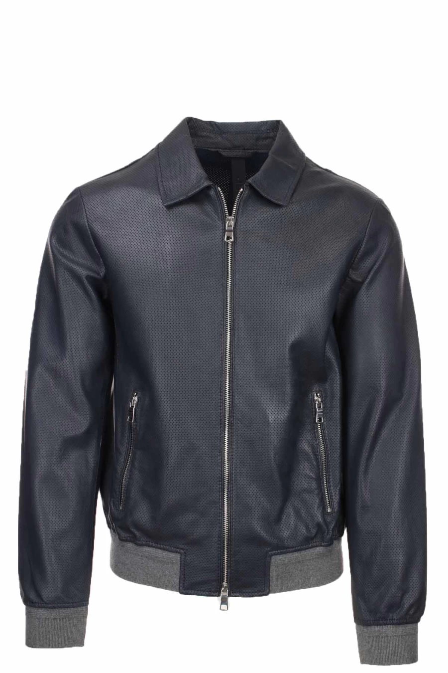 "The Jack Premium Micro-Perforated Leather Jacket for Men – Stylish & Breathable Giubbotto In Pelle"