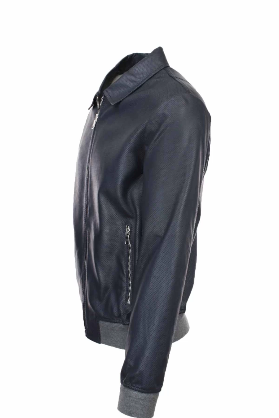 "The Jack Premium Micro-Perforated Leather Jacket for Men – Stylish & Breathable Giubbotto In Pelle"