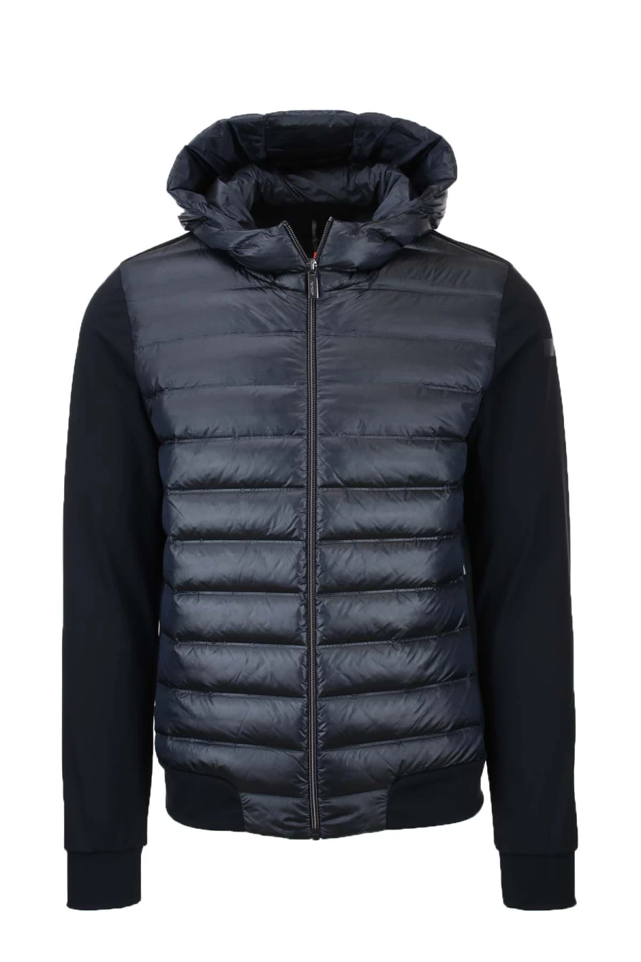 RRD Men's Fleece Winter Jacket with Duck Hood - Warm Zip-Up Coat by Prestigemodauomo